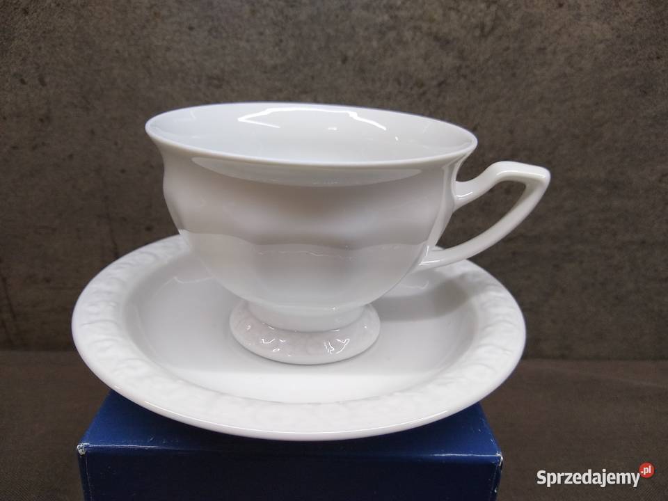 Filiżanka Rosenthal Biała Maria Classic Rose wielkopolskie Kalisz