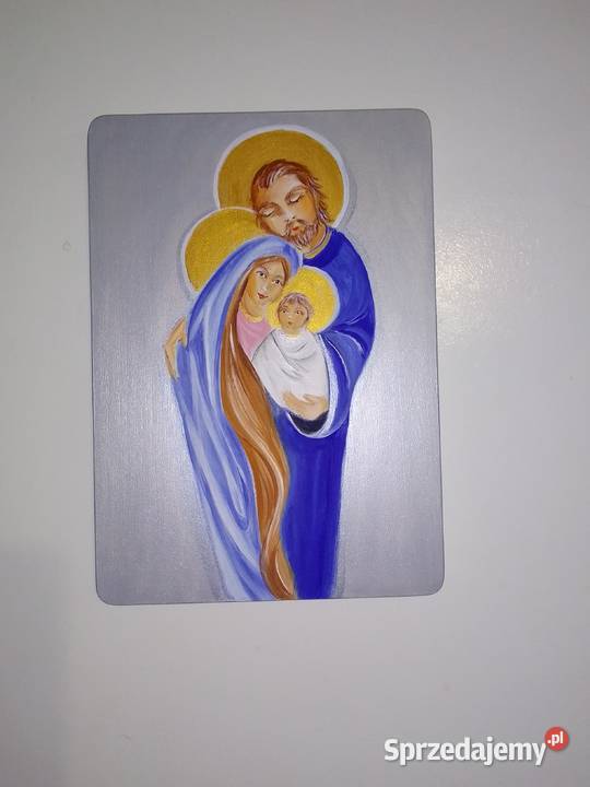 Święta Rodzina malowana ręcznie Katowice