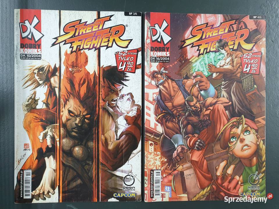 Street Fighter komplet 6 komiksów 2004 Komiks Gdynia