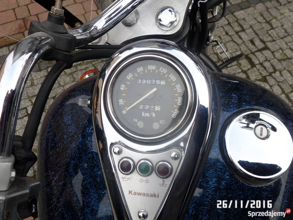Piękny chopperKawasaki en 500 Kawasaki Krzemieniewo