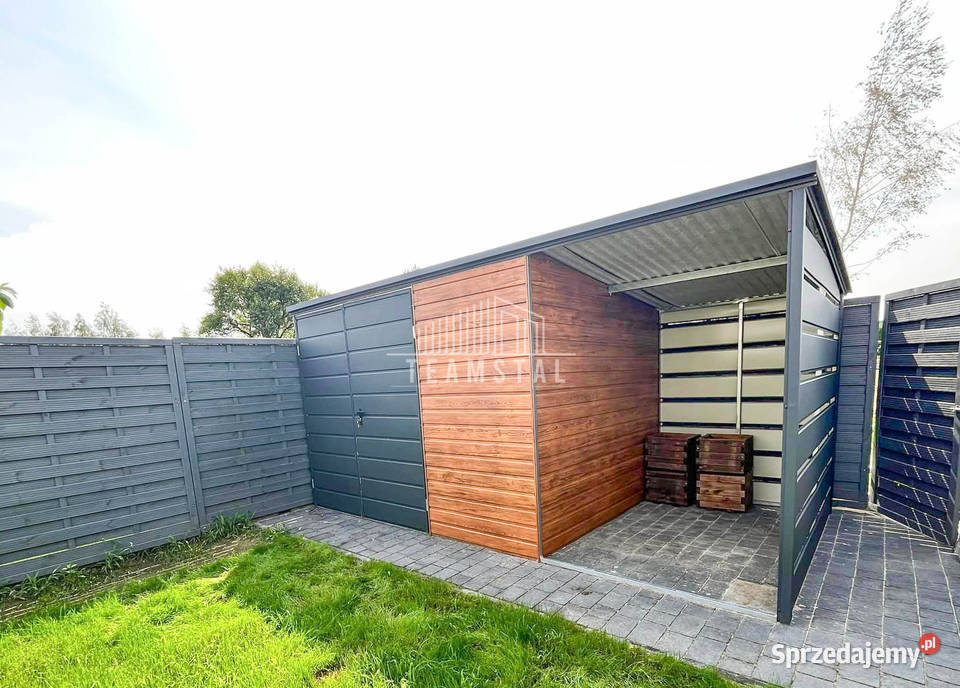 Schowek domek ogrodowy 3x3m wiata 15m Brama Rawa Mazowiecka
