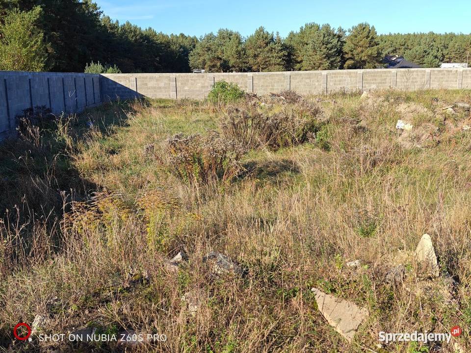 Działka inwestycyjna ogrodzona uzbrojona 1000m2 Prądocin
