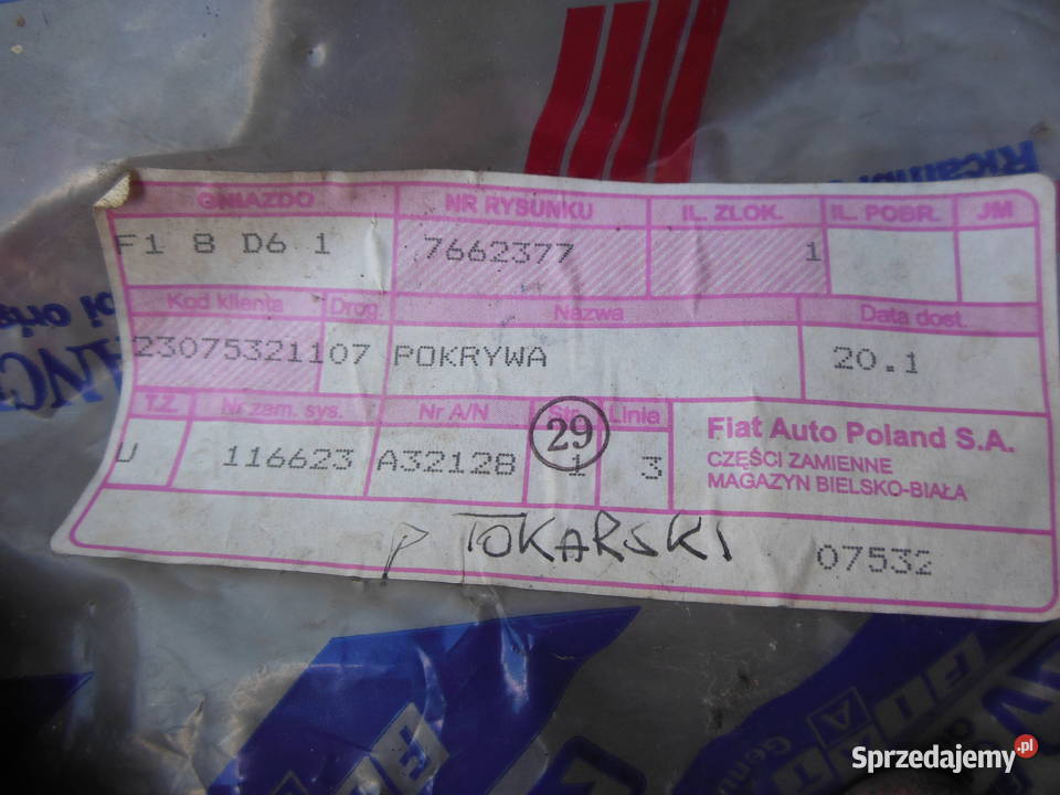 Pokrywa paska rozrządu Fiat Uno Panda Tipo Kozy sprzedam