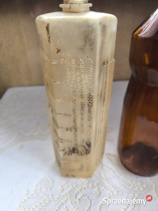 Stare Butelki PRL Motoryzacyjne Olej Samochodowy