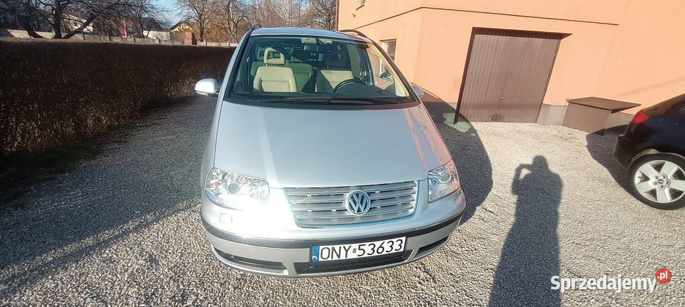 VW Sharan Super stan z małym przebiegiem autoalarm Paczków