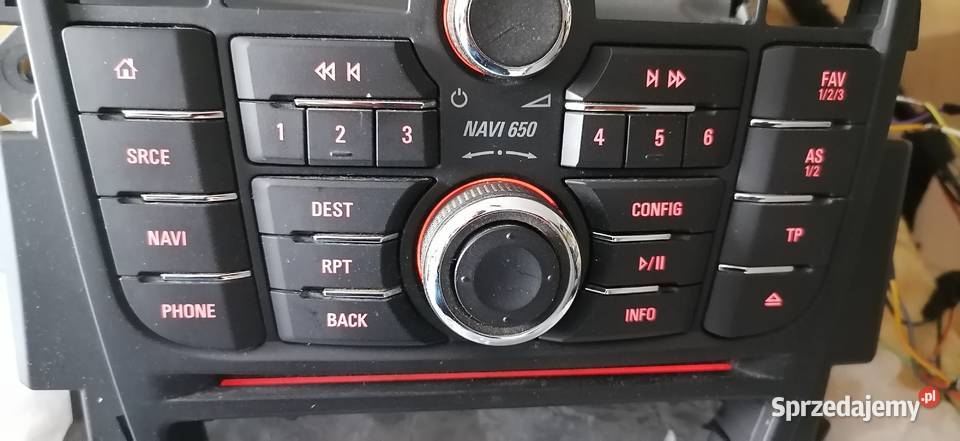 Panel Radia Opel Astra J Meriva B CD600 Navi600 wielkopolskie