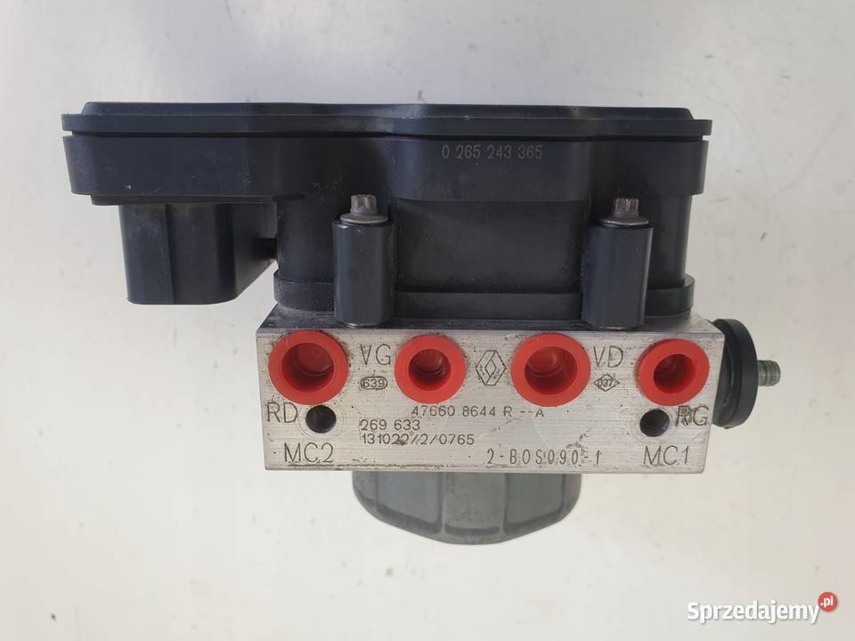 Renault Captur POMPA ABS Sterownik 0265956035 Układ ABS i ESP lubelskie Rudka