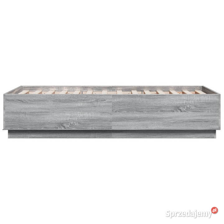 Rama łóżka szary dąb sonoma materiał 40cm mazowieckie Warszawa