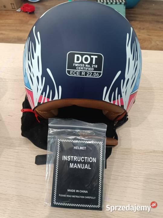 Kask motocyklowy skuter Kaski Pruchna sprzedam