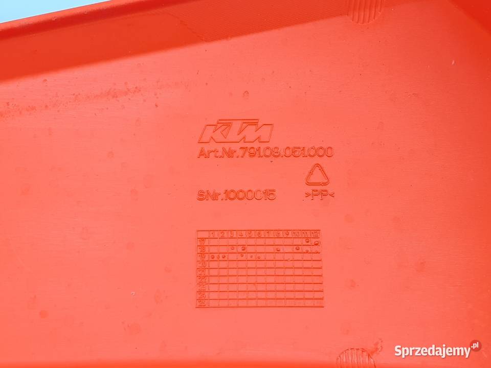 Boczek Prawy Oslona Chlodnicy Ktm Sx Exc 2020 Pozostałe sprzedam