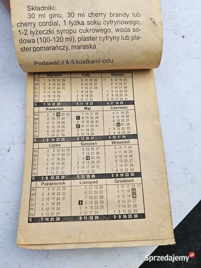Kartka z Kalendarza 31 Grudnia 2000r 1 dzień do sprzedam