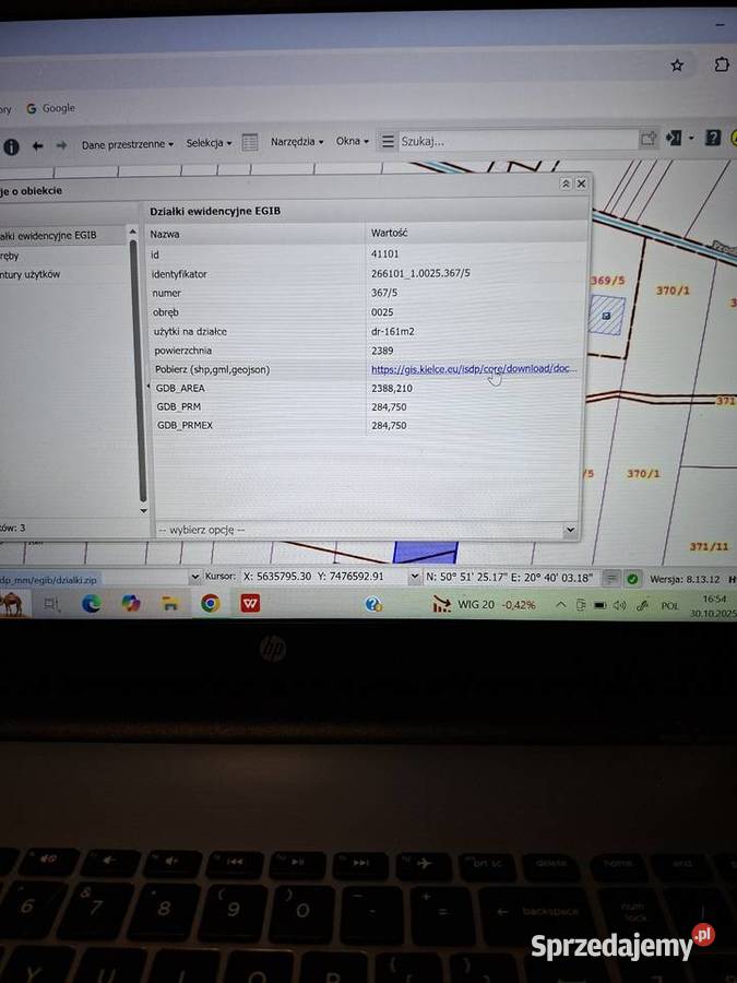 Działka Prochownia Kielce