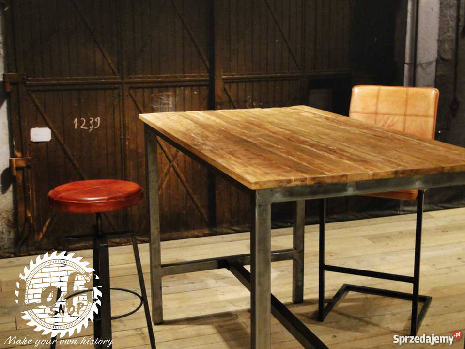 Stół barowy stół loftowy industrialny ONE SHOT 90cm dolnośląskie Wrocław sprzedam