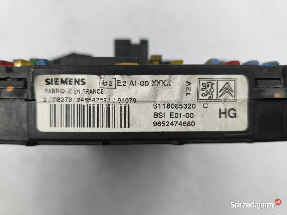 Sterownik Silnika Citroen Xsara Picasso 20 HDI Wyszków