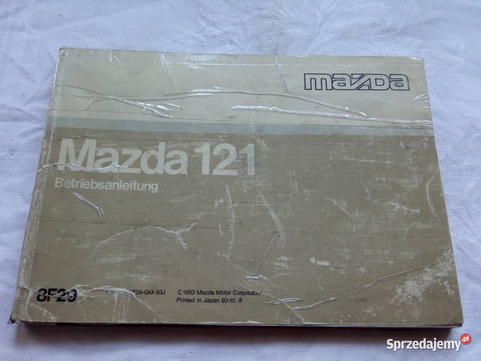 Instrukcja obsługi Mazda 121 Szczecin