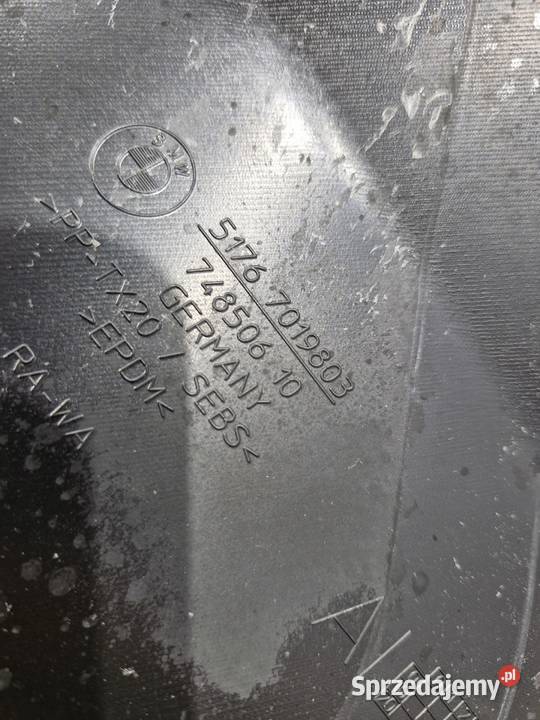 BMW F10 F11 OSŁONA MASKOWNICA BŁOTNIKA LEWY osobowe