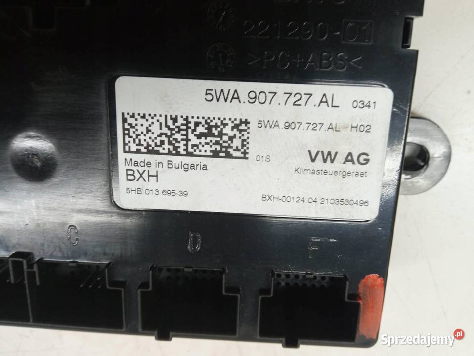 MODUŁ 5WA907727AL Skoda Octavia IV 2019 Rok produkcji 2021