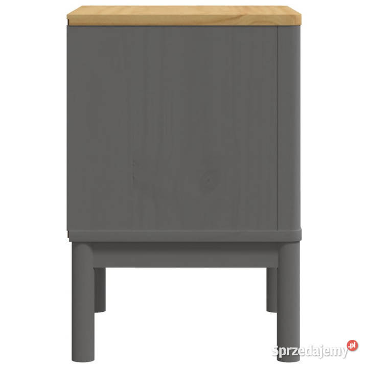 Szafka nocna FLORO szara 45x39x57 lite drewno Warszawa