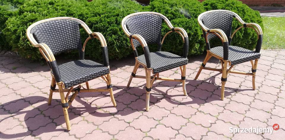 Fotele rattan techno rattan krzesło ogrodowe na sprzedam