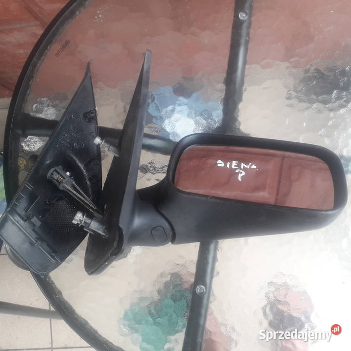 Lusterko Manualne Pasażera Fiat SienaPalio Klapki wlewu paliwa Żabno