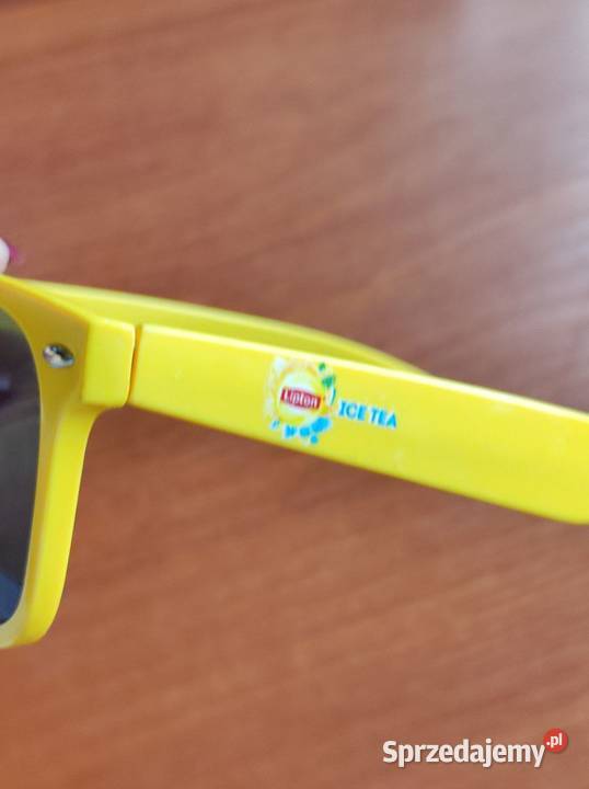 żółte okulary przeciwsłoneczne marki Lipton Ice świętokrzyskie Kielce
