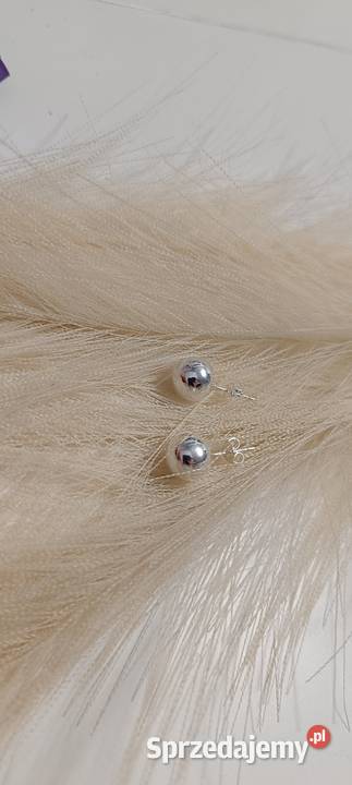 Kolczyki groszki kuleczka srebrne 925 Biżuteria Stalowa Wola