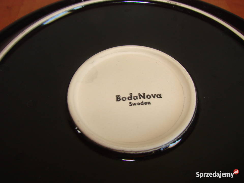 Boda Nova Sweden czarny talerz 25 czarny Ceramika i szkło pomorskie Pruszcz Gdański