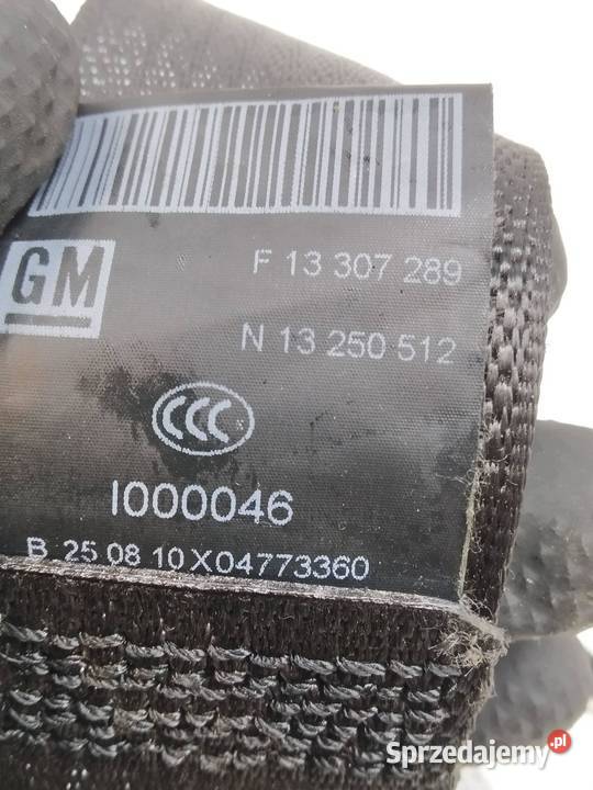 PAS BEZPIECZEŃSTWA PRAWY LEWY TYŁ KPL 13250512