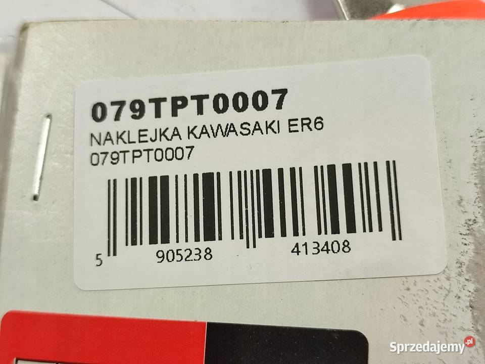 KOMPLET NAKLEJEK NA KUFER GREEN KAWASAKI ER6 n f