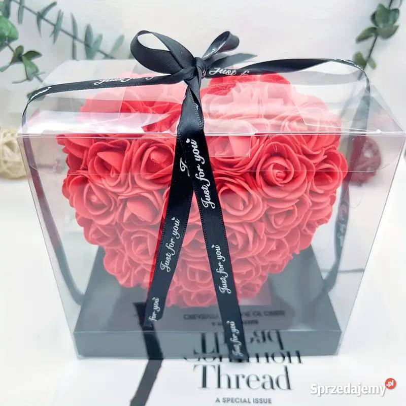 Serce ze Sztucznych Kwiatków Róży Warszawa