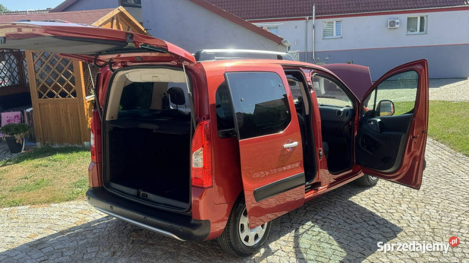 Peugeot Partner 16 BENZYNA 120 TEPEE 5 osobowy nieuszkodzony dolnośląskie Strzegom
