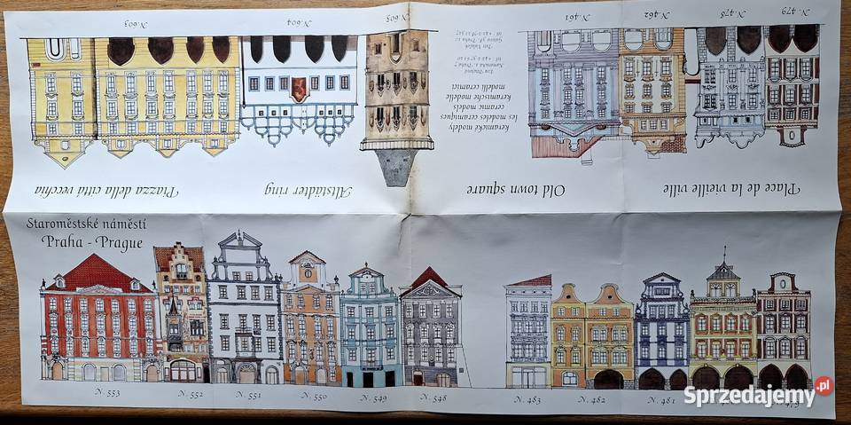 Plan miasta Praga Praha inf turystyczne 7 Kraków