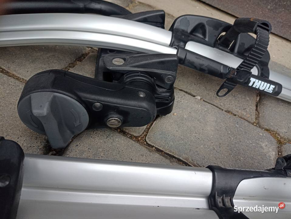 2 bagażniki rowerowe Thule i baza Yakima komplet Bagażniki Kościelisko sprzedam