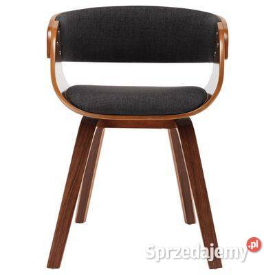 vidaXL Krzesła stołowe 6 szare gięte drewno i Krzesła Warszawa