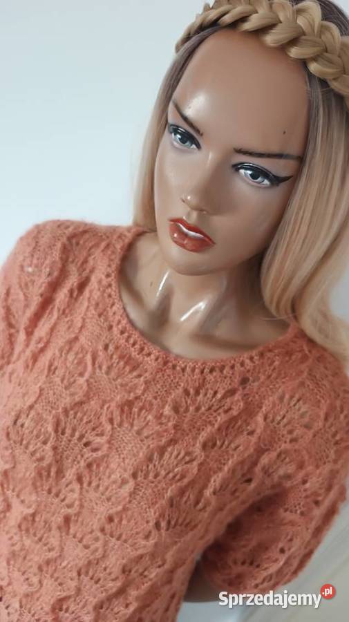 Sweterek ręcznie robiony na drutach Odzież damska Ostrów Wielkopolski