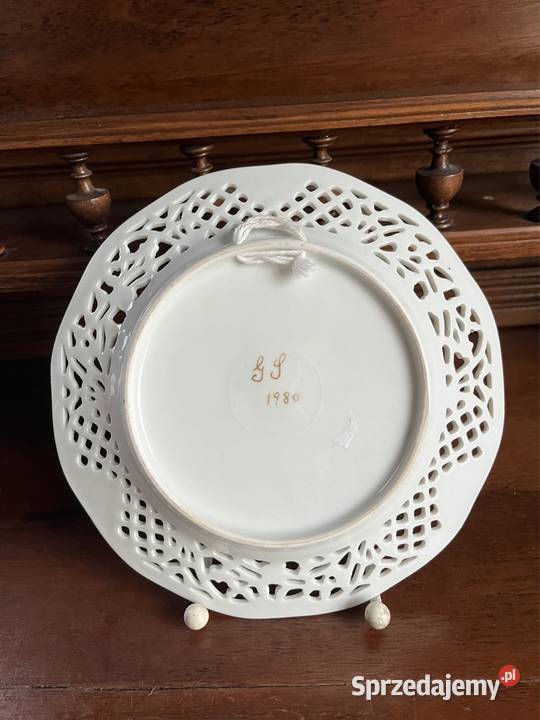 Talerzyk do powieszenia z ptaszkiem Ażur Ptaszek Gdańsk