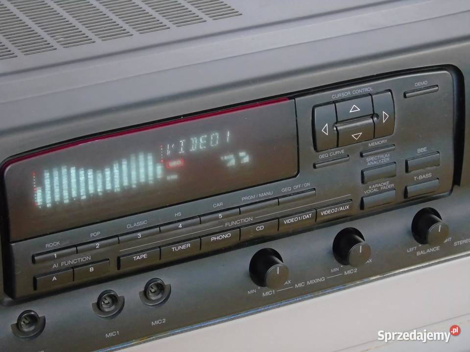 Mocny wzmacniacz Aiwa MXZ3100 z korektorem gr sprzedam