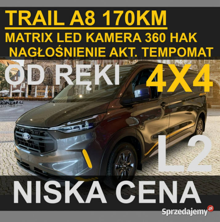 Ford Transit Custom Trail 170 4x4 Matrix LED ABS Szczecinek