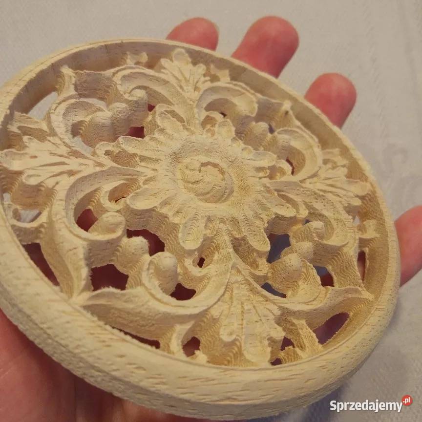 Drewniany ornament rozeta ozdoba dekor na meble Częstochowa