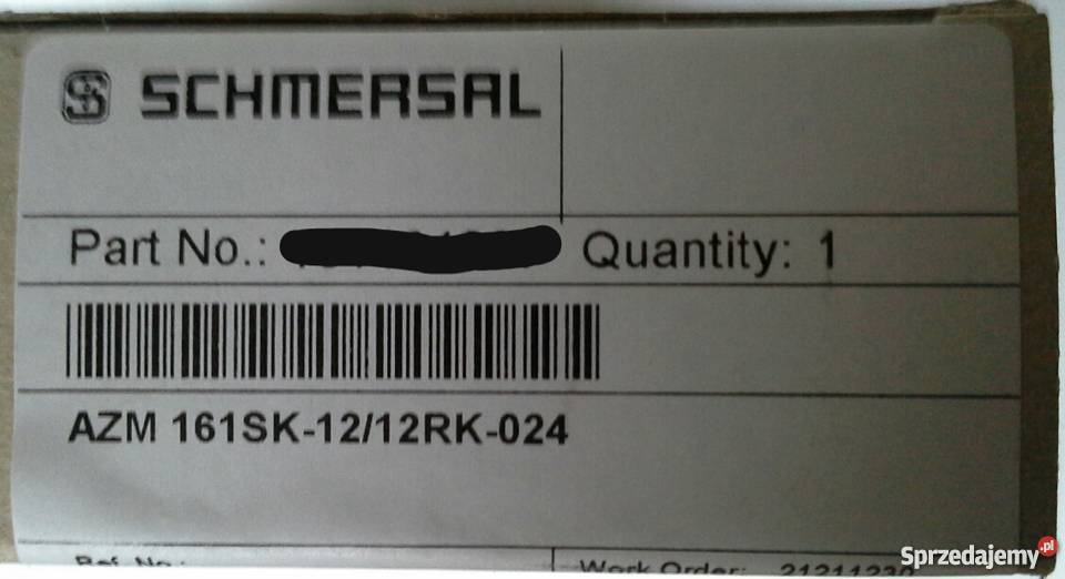 Wyłącznik bezpieczeństwa AZM 161SK1212RK024 Zabrze sprzedam