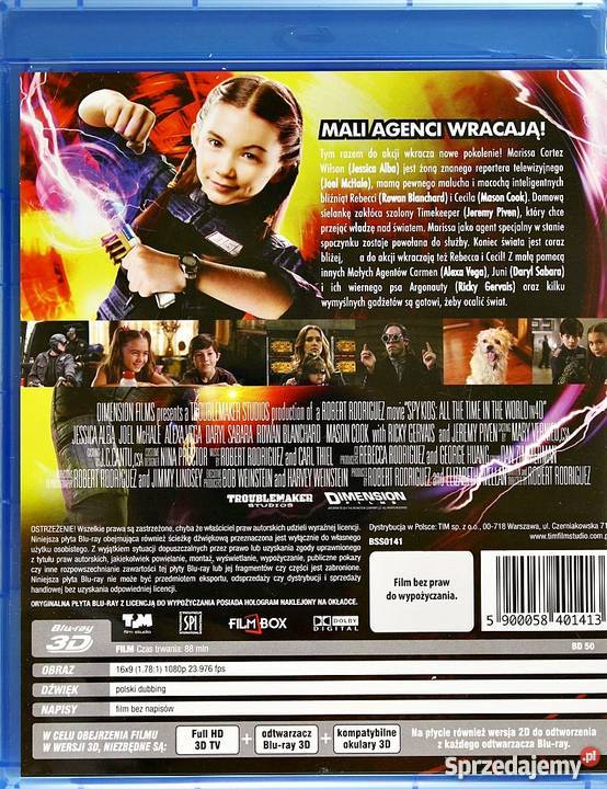 MALI AGENCI 4 WYŚCIG Z CZASEM BLURAY 3D 2D Blue-ray Kalisz