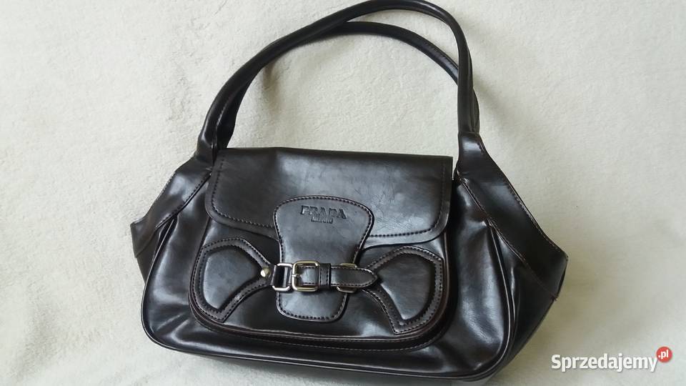 PRADA Torebka Ciemny Brąz Dla kobiet mazowieckie Płońsk
