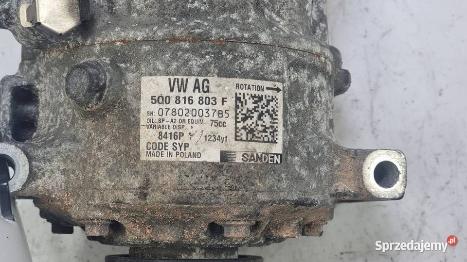 SPRĘŻARKA KLIMATYZACJI SKODA OCTAVIA III Lipno