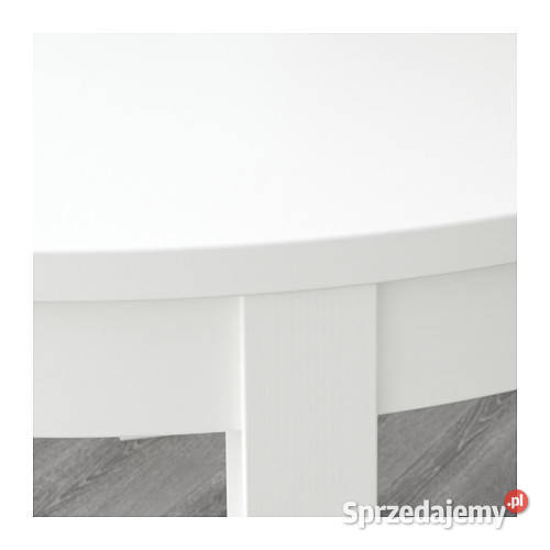 Biały okrągły stół IKEA BJURSTA 115 rozkładany Stoły Kalisz