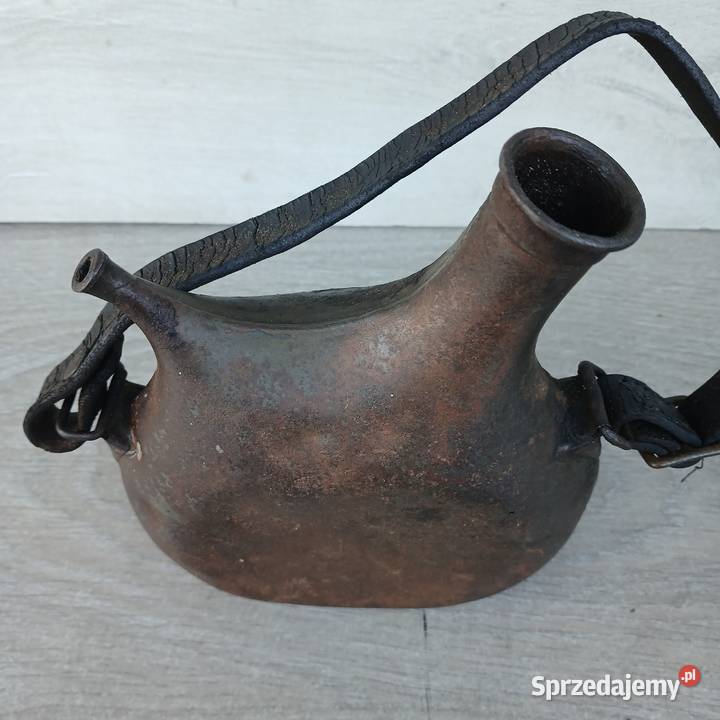 Stara wojskowa manierka mniejszy rozmiar I Wojna Warszawa sprzedam