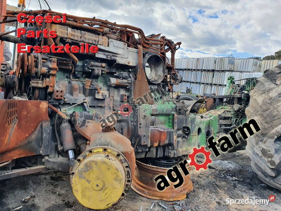 John Deere 8360 R części skrzynia biegów silnik dolnośląskie Byków