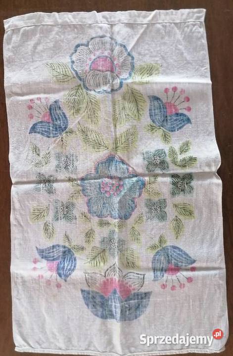 Ściereczka kuchenna serwetka z PRL lniana łódzkie Łódź sprzedam