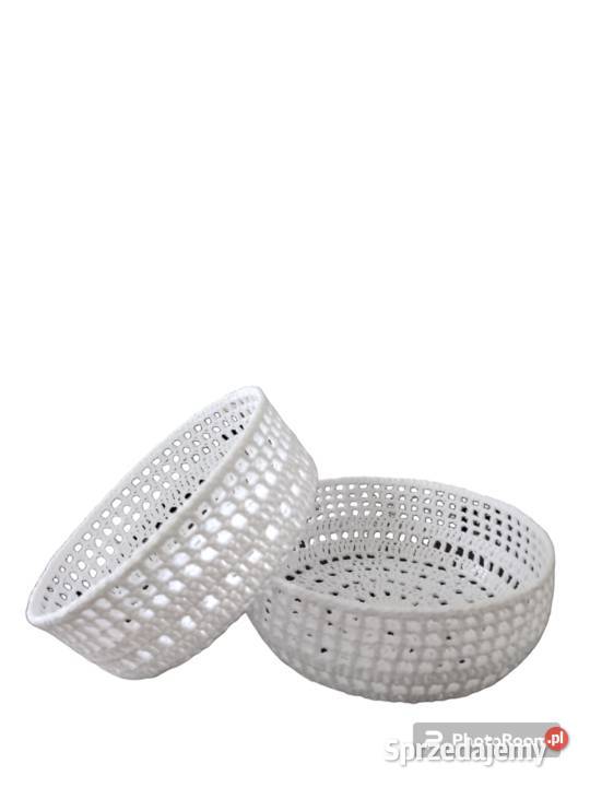 Koszyczki szydełkowe na pieczywo Dębica