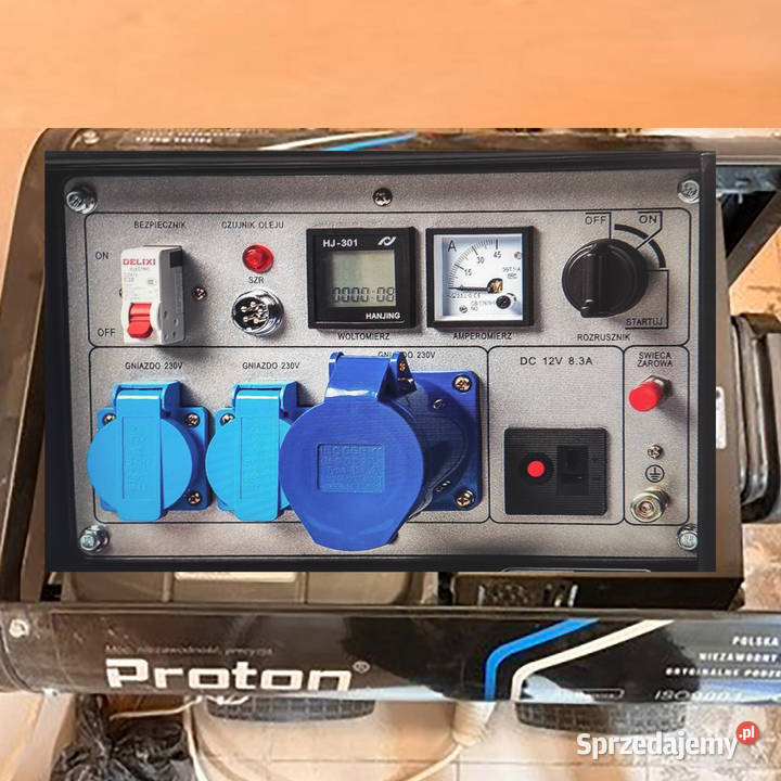 Generator PROTON 1 Plus diesel 62 kW AC 230 V12V Rąbień