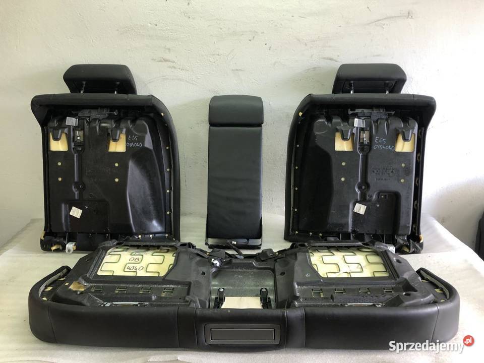 KANAPA OPARCIE TYŁ SKÓRA BMW E65 wielkopolskie